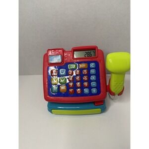 Play Go Cash Register Toy Touch & Shop Grocery Checkout Register Tested